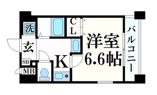 エステムコート新神戸エリタージュの物件間取画像